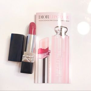 DIOR Rouge Lipstick+lipglow Trio